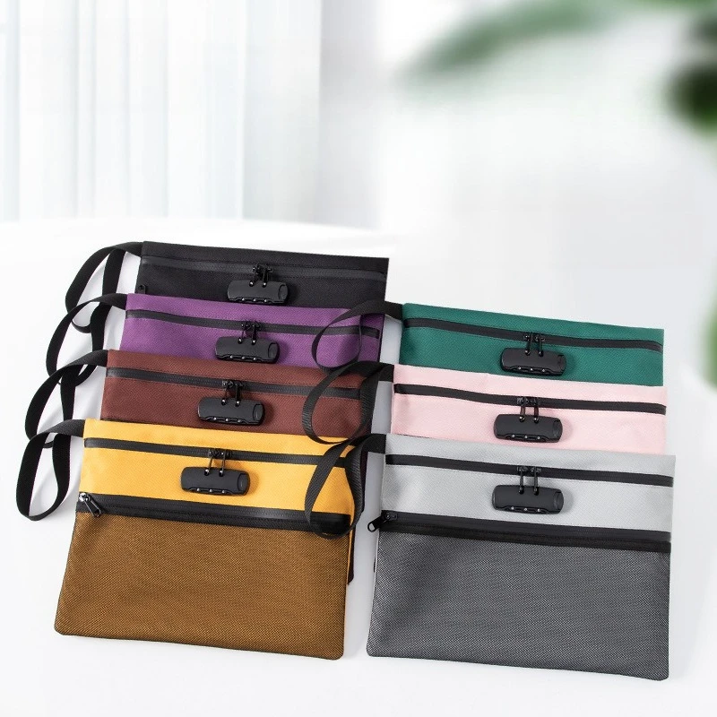 

Износостойкий кодовый замок из ткани Оксфорд для хранения документов, защиты портфелей, хранения карт и водонепроницаемых сумок-клатчей.