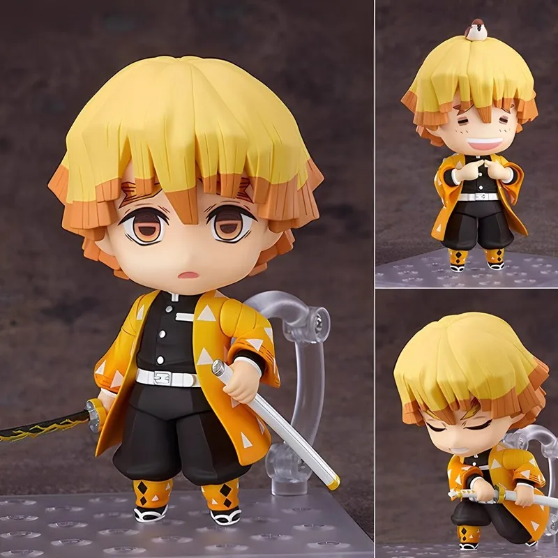 10CM DemonSlayer Complete Serie Q-Versie KO Gelede Actiefiguren Model Kit Desktop Ornament JONGEN PVC Trendy Speelgoed Leuk Cadeau