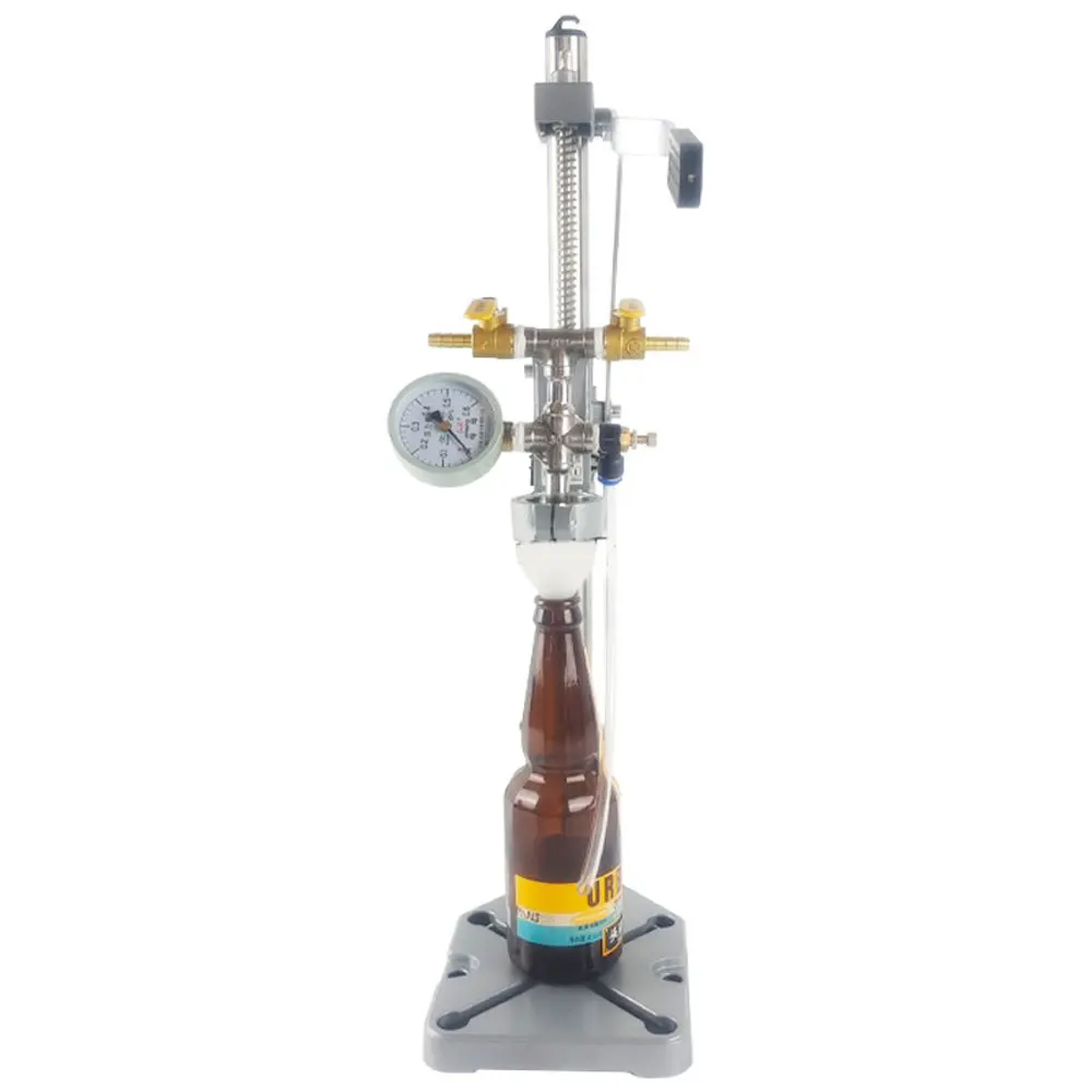 

Manual Filling Machine Puree Homemade Beer Pressure Filling Machine Pet Bottle Glass Bottle Liquid Defoaming Bottling Equipment