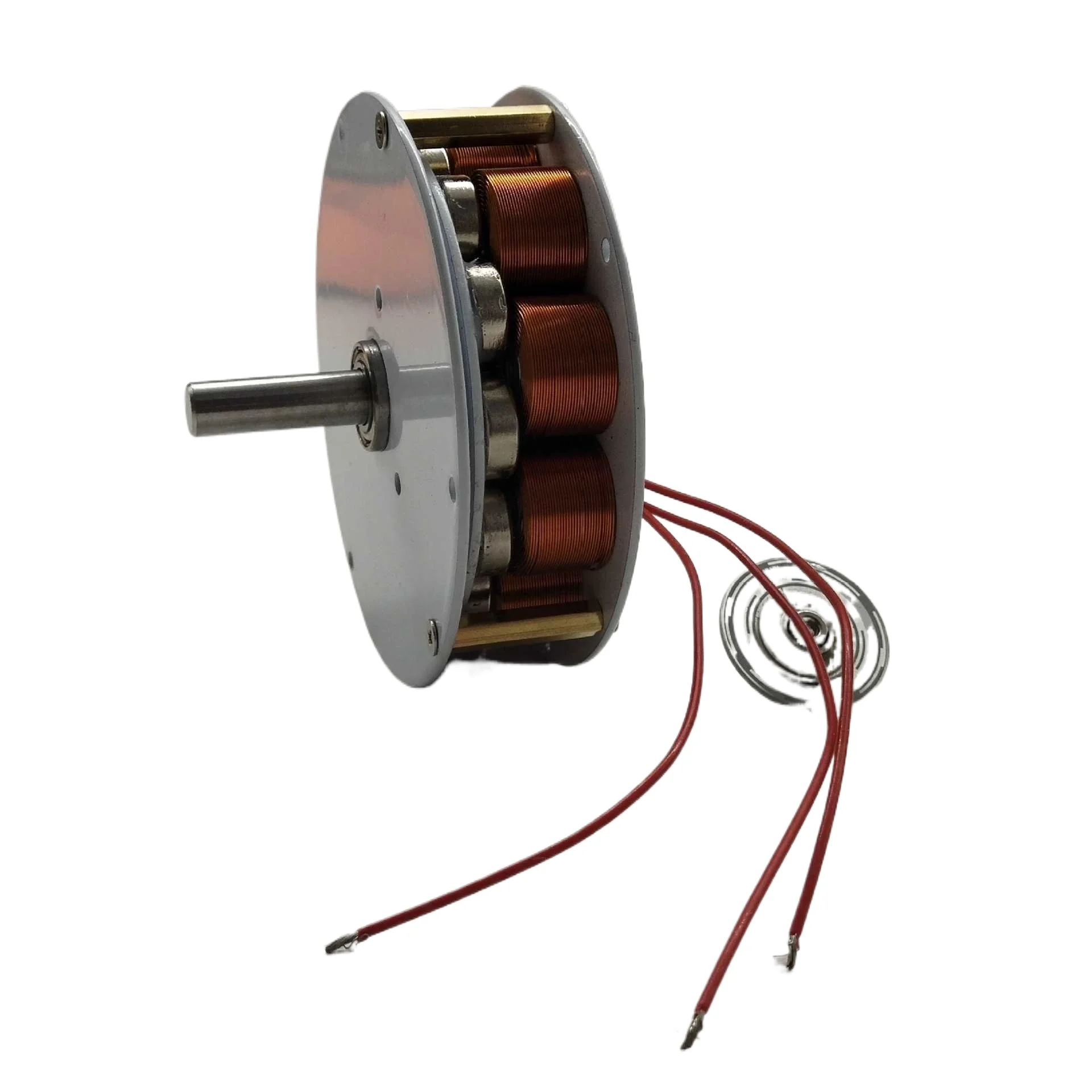 Miniature disc type with iron core generator three-phase alternator
