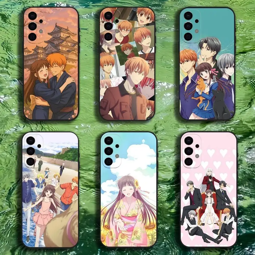 

Comic Fruits B-Basket Phone Case For Samsung S25,S24,S21,S22,S23,S30,Ultra,S20,Plus,Fe,Lite,Note,10,9,5G Black Cover
