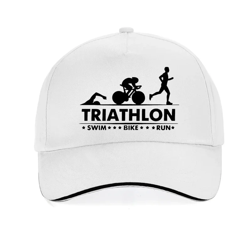 Men Triathlon Swim Bike Run Athlete Sport Golf Hat Men Adjustable Summer Outdoor Sport Sunhat Baseball Cap Gorro