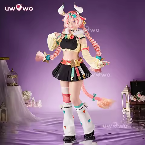 UWOWO Varesa Cosplay Collab Series: Game Genshin Impact Varesa Cosplay Costume With Headwear Halloween Costume