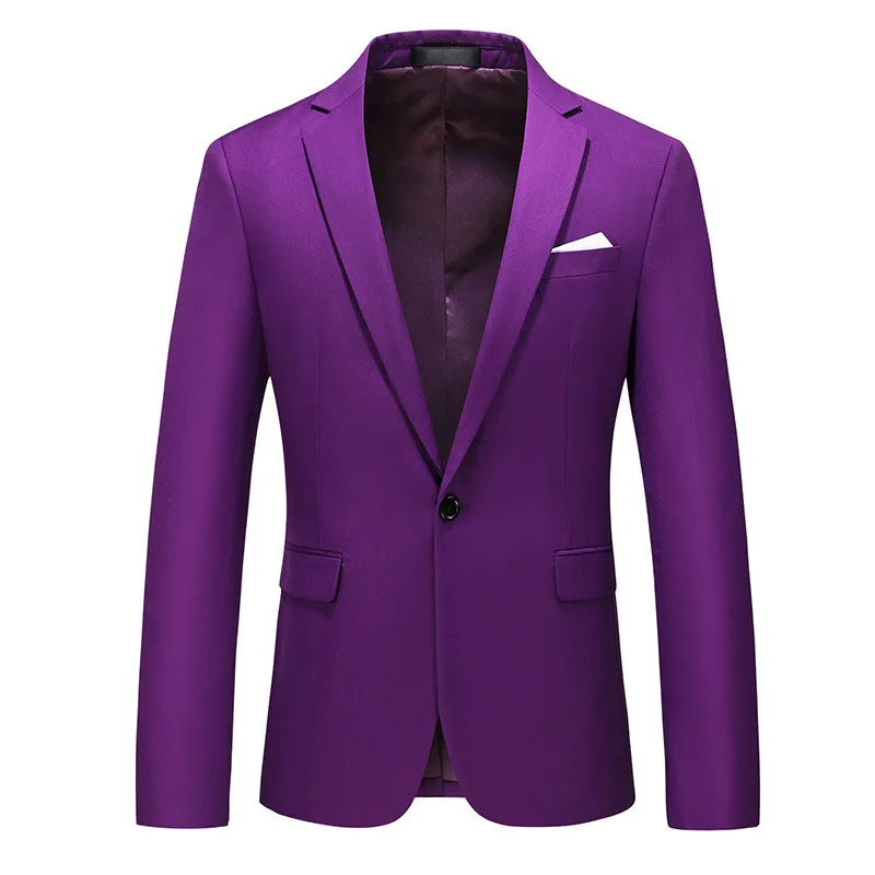 M-6XL Men's Blazer Fashion Men's Casual Suit Jacket 2025 Spring Autumn New Korean Version Slim Fit Top Plus Size Men's Clothing