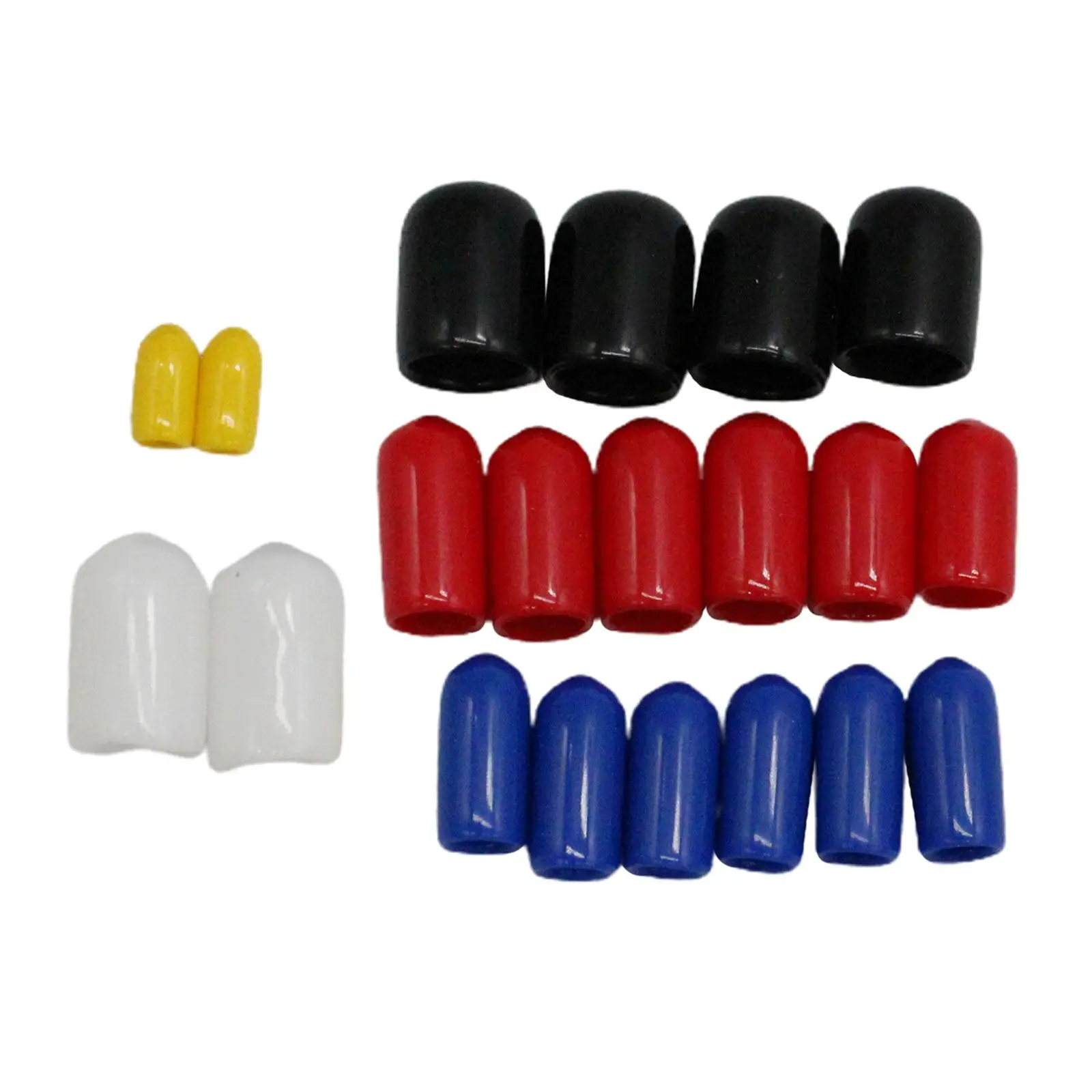 Multicolor PVC Vacuum Line Caps Set Silicone Bolt Covers for Car Carburetor Engine Hose Clamps Fitting Kit Replacement