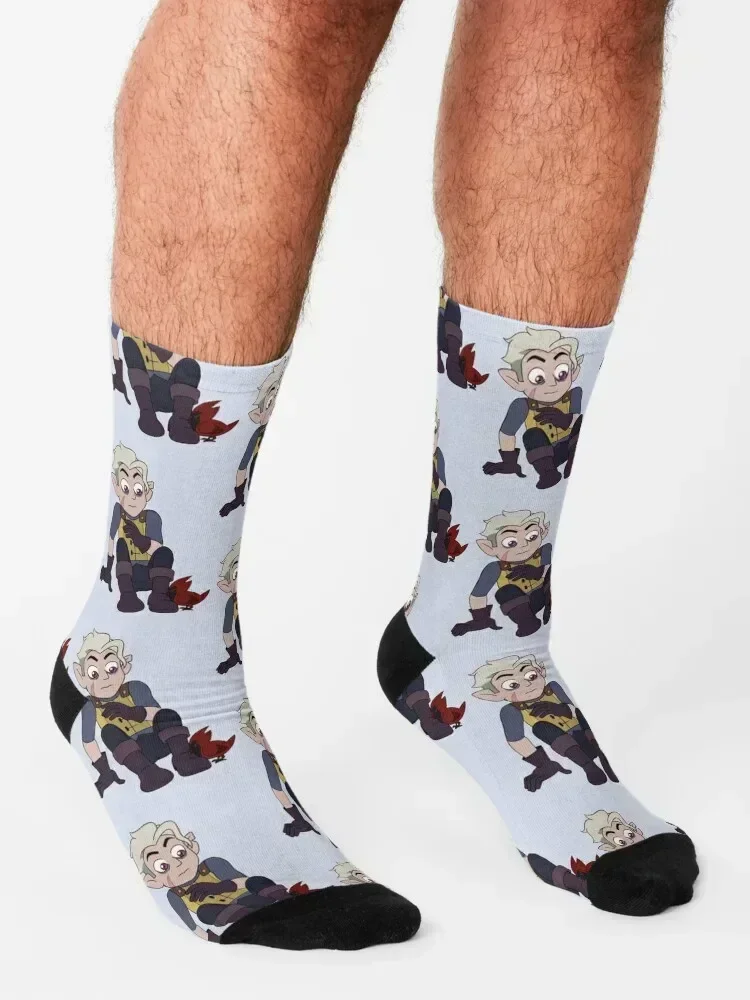 hunter, the golden guard owl house Socks with print loose set Men's Woman Socks Men's