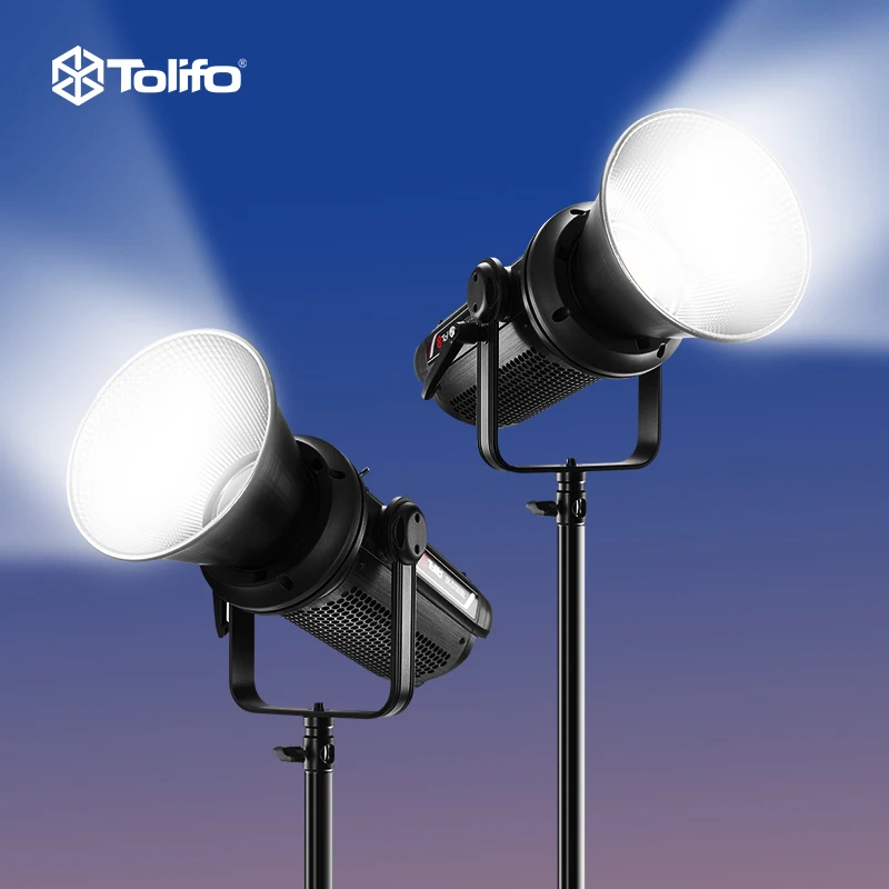 

TOLIFO SKD7000BL 700W LED Bi-Color Video Light APP DMX Control Professional COB Continous Lighting For Studio Video Film/TV