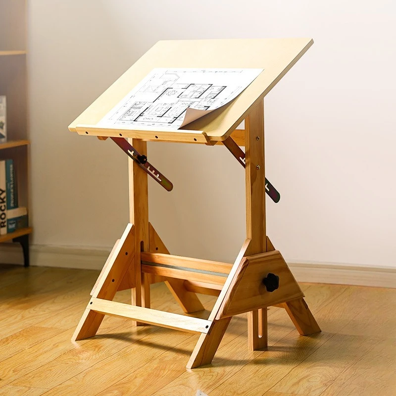 Drawing table Painting table Art students Multifunctional lifting training desk Writing calligraphy Oil painting table