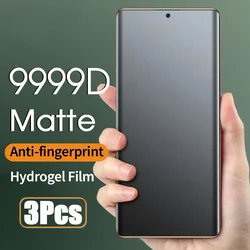 Full Curved Matte Hydrogel Film for Samsung Galaxy S22 S21 23 24 Ultra S20 FE S10 Plus Screen Protector Samsung Note 20 10 Film