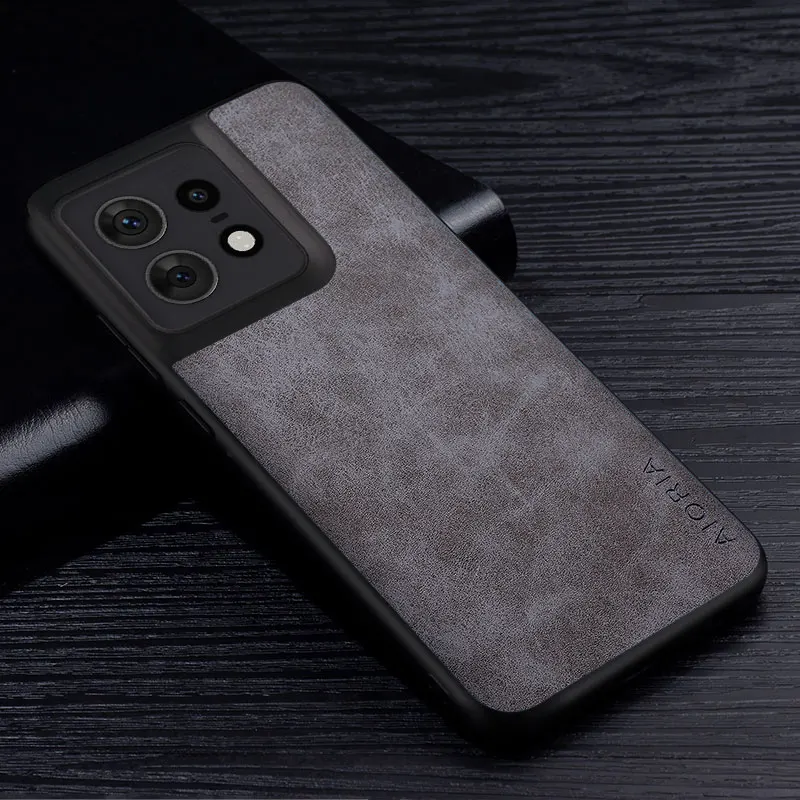 Premium PU Leathe Case for Motorola Edge 50 Pro X50 Ultra Fusion Scratch-Resistant Solid Color Cover for moto edge 50 pro Case
