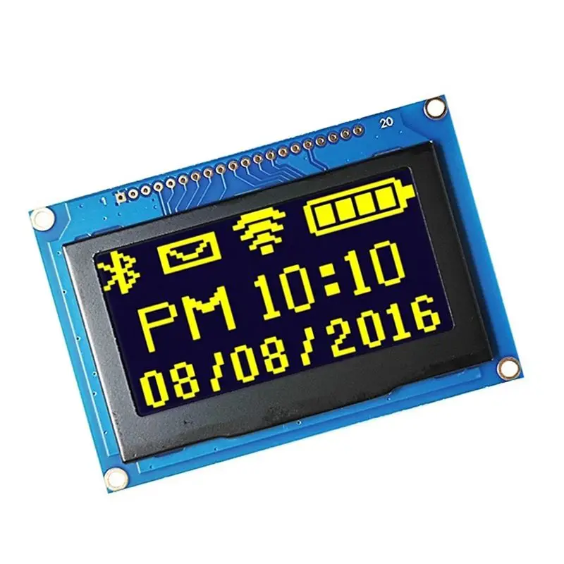 BNVN-SPI Serial 2.7-Inch OLED Display 12864 Dot Matrix Screen 20-Pin SSD1325 Driver OLED Module