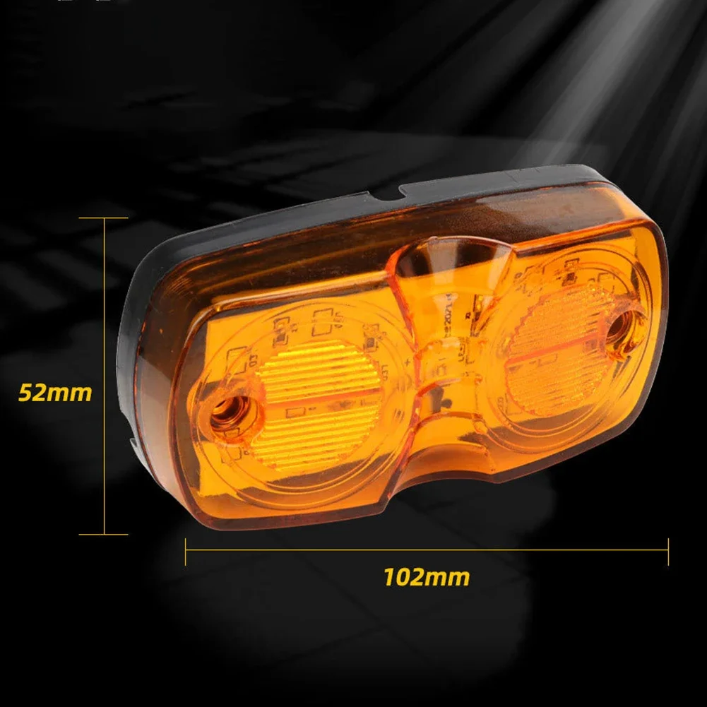 LED Side Marker Lights12/24V Trailer Tail Lamp Light Truck Signal Indicator Car Side Marker Lights Indicators