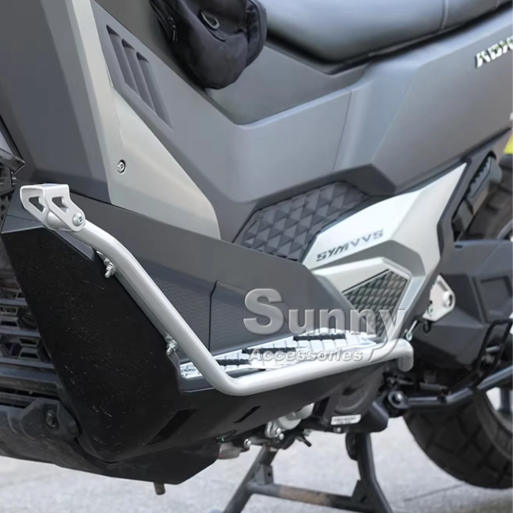 

For SYM ADXTG400 Adxtg 400 701 Motorcycle Bumper Modified Aluminum Alloy Pedal Spotlight Front Bumper