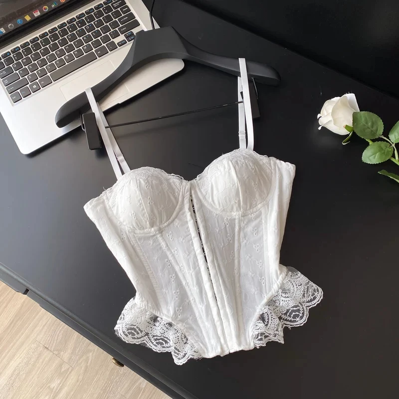 

Women Chic camis lace slim off shoulder Sexy Sleeveless summer Fashion tank Tops Women Crop Top