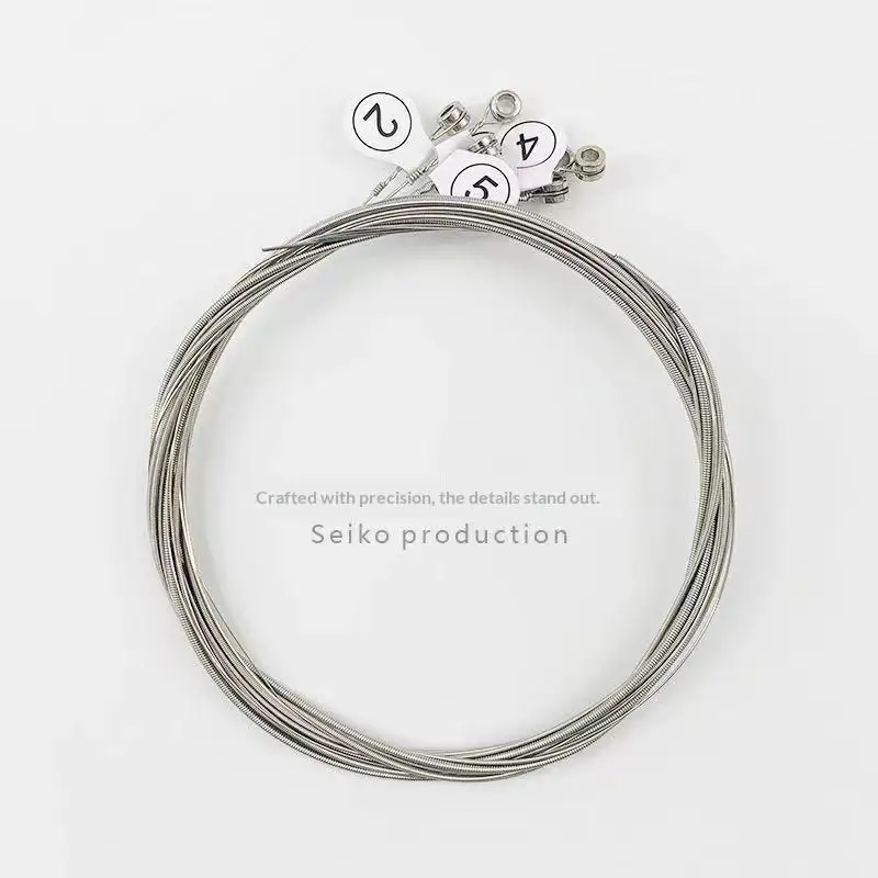 Nickel Wound Anti Rust Coated Guitar String Set High Bright Tone Electric Guitar Strings For Performance Practice