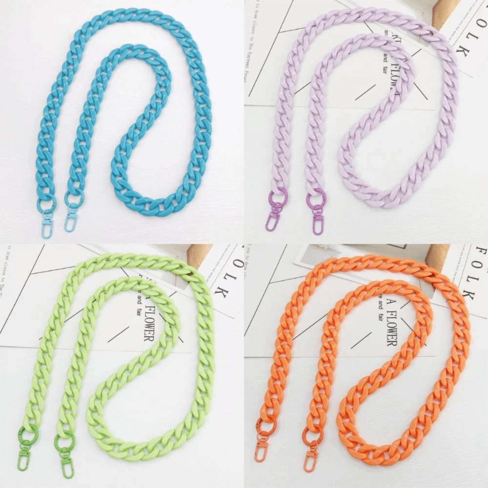 Vintage Acrylic Phone Chain Anti-Slip Wide Design Portable Phone Strap Multi-functional High-quality Cell Phone Hanging Rope