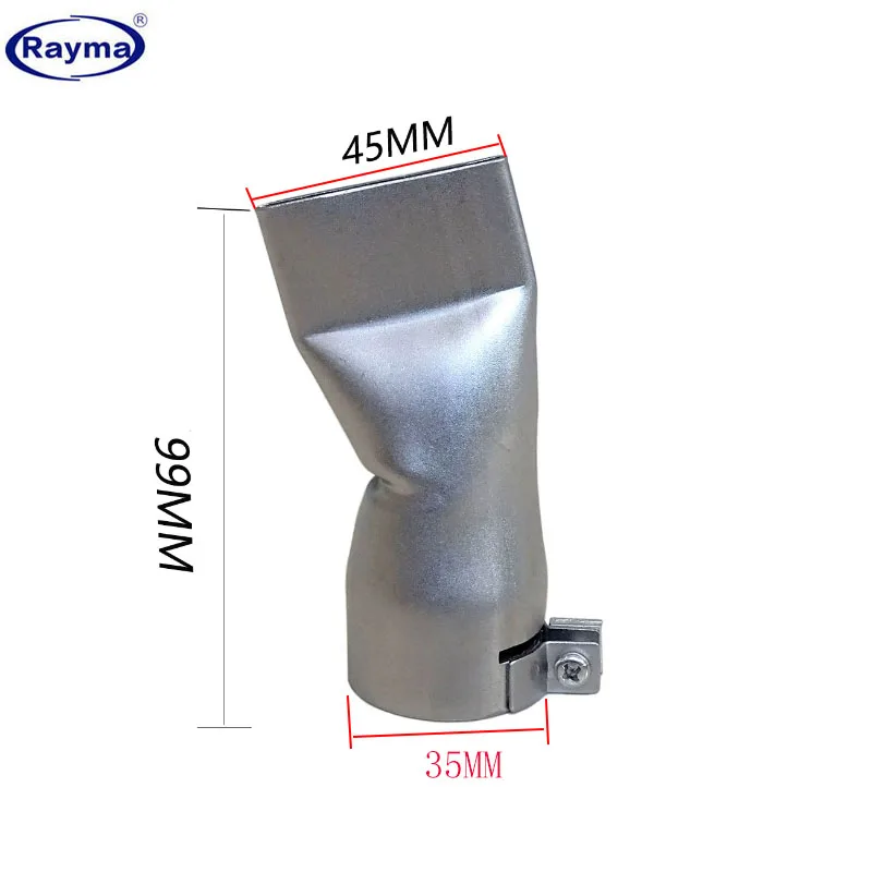 45mm Flat Weld Nozzle for Hot Air Welder Vinyl PVC Plastic Leister BAK Tarpaulin Waterproof Welding Maintenance Tool