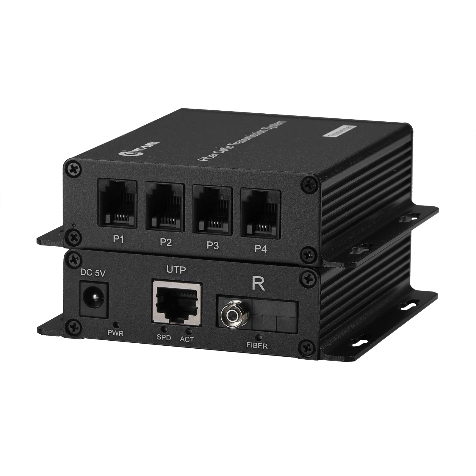 

Fxs/fxo to fiber optical converter 4 channel telephone/1 channel ethernet multiplexer over fiber optic