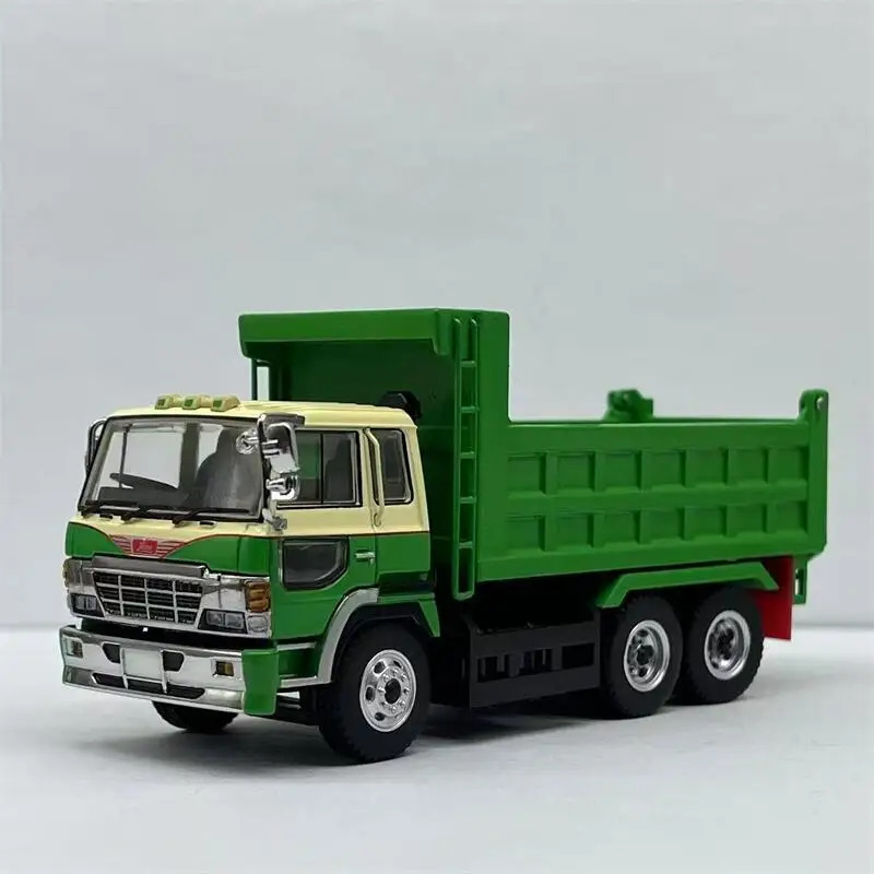 

(Предзаказ) Коллекционная модель самосвала Hino 1:64, бело-зеленая, из литого металла