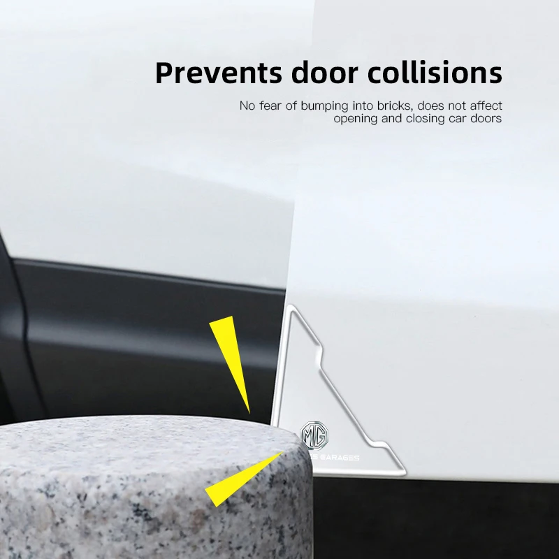 باب السيارة الزاوية المضادة للتصادم غطاء سيليكون حماية المضادة للخدش ملصق ل MG ZS MG3 HS MG5 Rx5 MG4 GT ZST MG6 MG7 GS ZX EZS