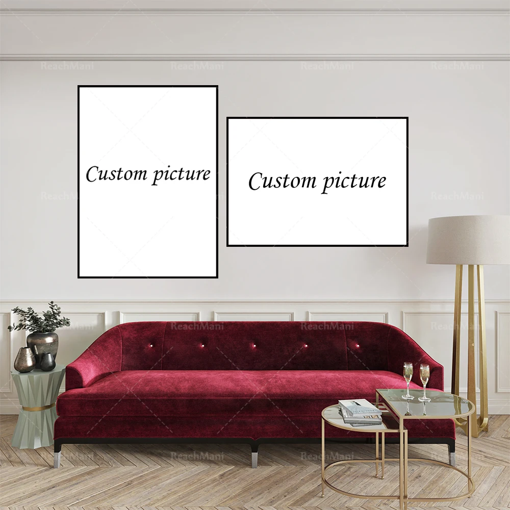 

VIP Custom Printed Canvas Painting Poster Animal Character Landscape Abstract Picture Living Room Decor From Your Photos