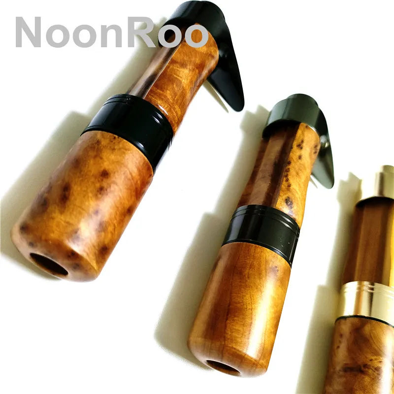 NooNRoo Burl Wood Casting Reel Seat with Wood Nut, Fishing Rod Repair, DIY Rod Building
