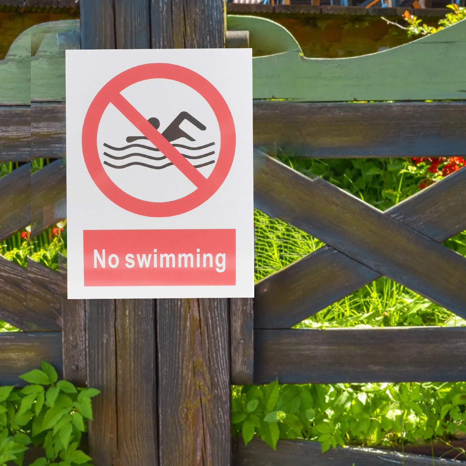 

Warning Signs Security Pool Funny No Swimming Safety Service Outdoor Decor