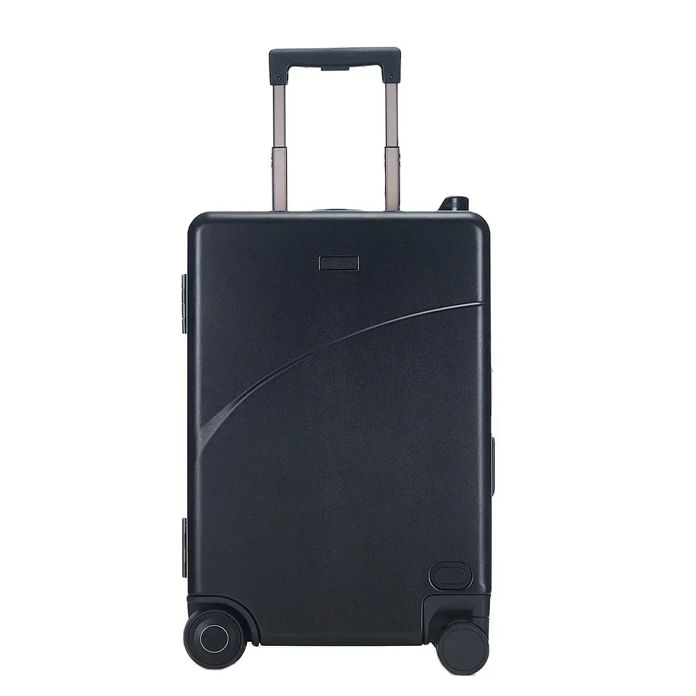 Smart Riding Trolley Luggage Automatically Follow Traveler Remote Control Travel Carry on Suitcase