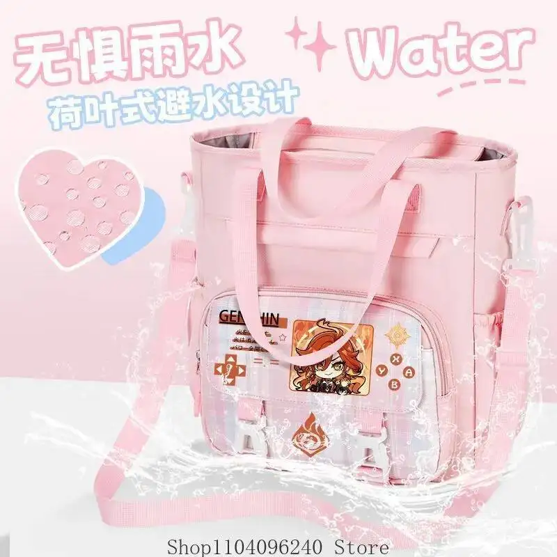 Anime GAME Game Genshin Impact Citlali Kinich Ifa Anime Tutoring Student Cosplay Crossbody Shoulder Bag Itabag Men Women