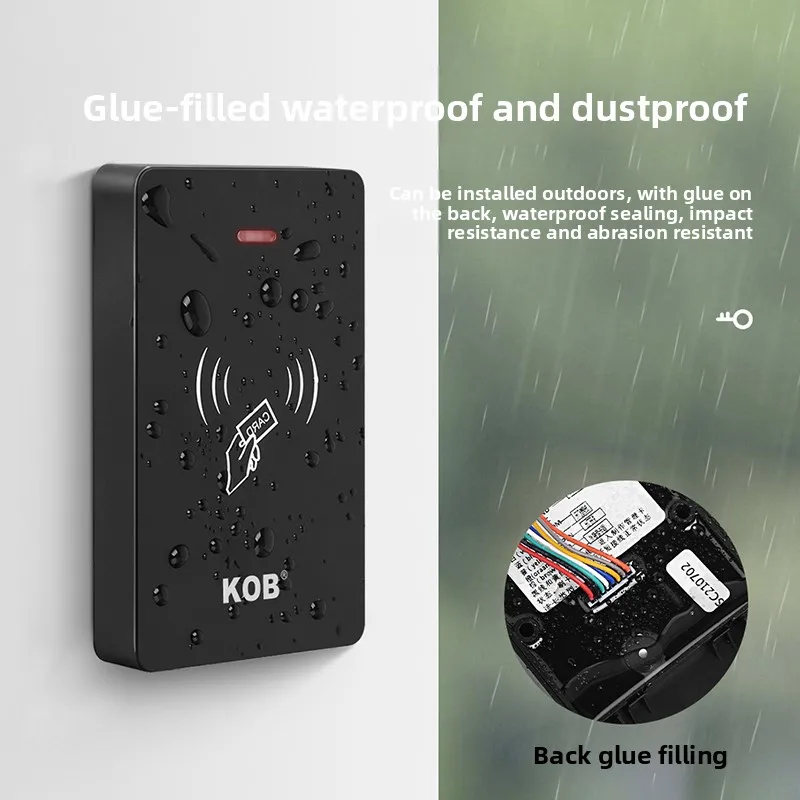 KOB Waterproof Access Control Integrated Machine Reader Head, Residential Elevator IDIC Card Swiping Management Card Reader