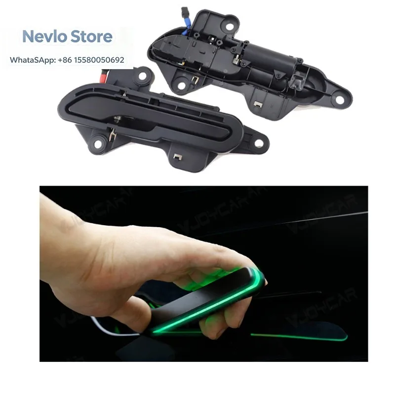for  Y-type 3-color Light Emitting Diode Light 4 Doors Electric Door Pump Truck Handle External Accessories Automatic Door Hand