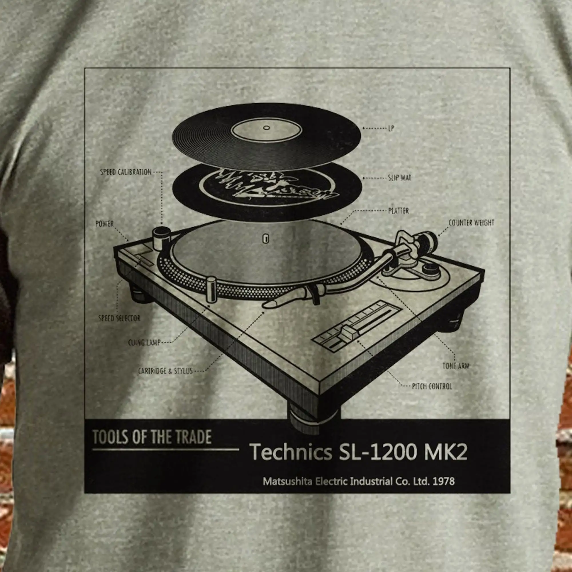 Technics SL 1200 MK2 T shirt