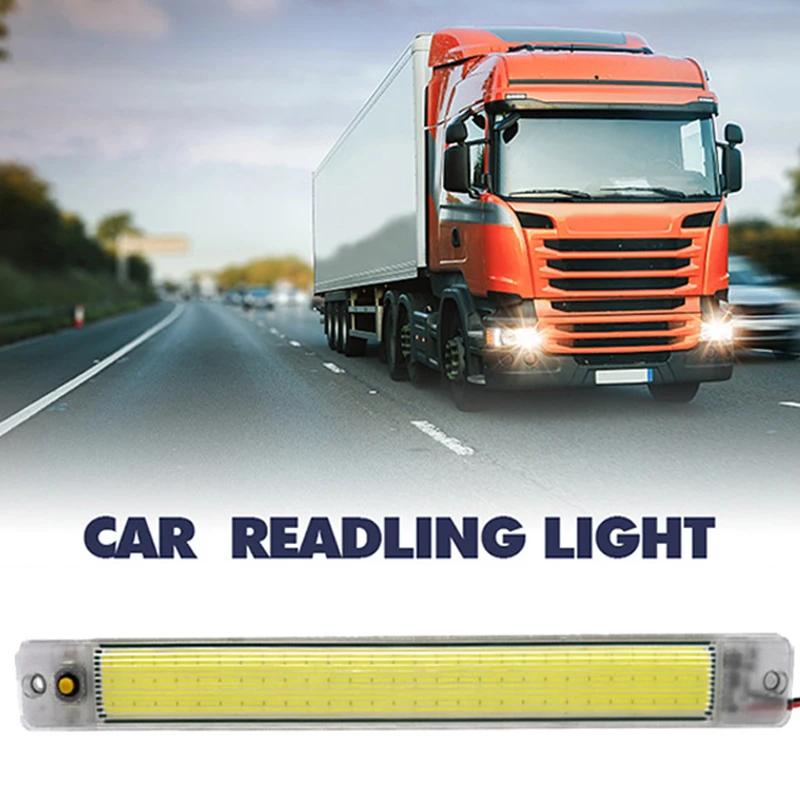 2 قطعة 10 واط مقصورة ضوء بار سقف السيارة قبة شرائط مصباح 12 فولت 24 فولت الداخلية القراءة مصباح ل قافلة مقطورة معدات التخييم RVs شاحنة