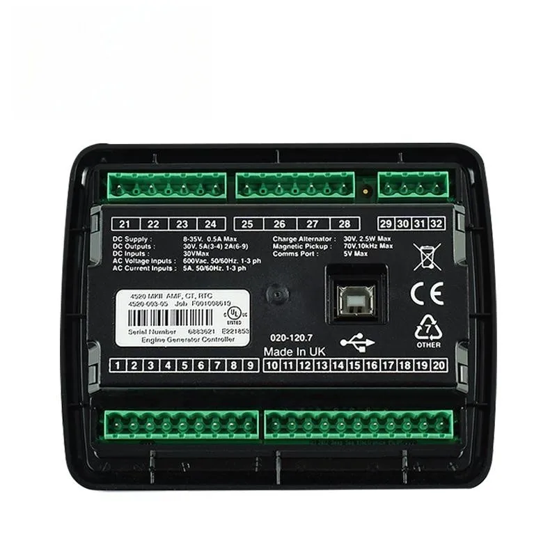 Electronic Auto Start Genset Deepsea DSE4520 Generator Controller AMF Deep Sea DSE 4520 Mkii ATS Control Panel Module DSE4520