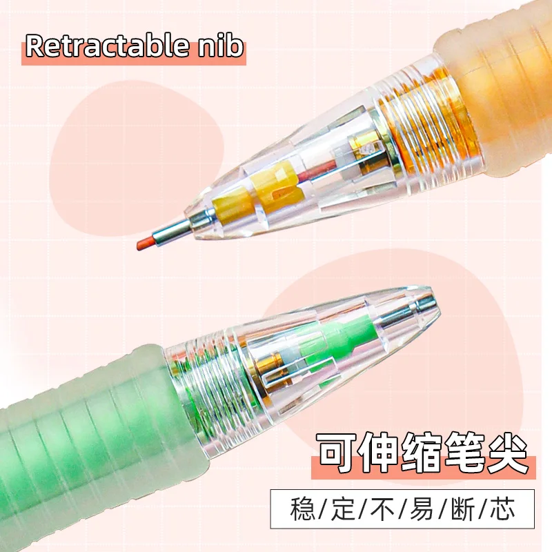 1Set PILOT COLOR ENO Mechanical Pencil HCR-197 Erasing 0.7mm Student Drawing Pencil Sketch Comics Cute School Supplies