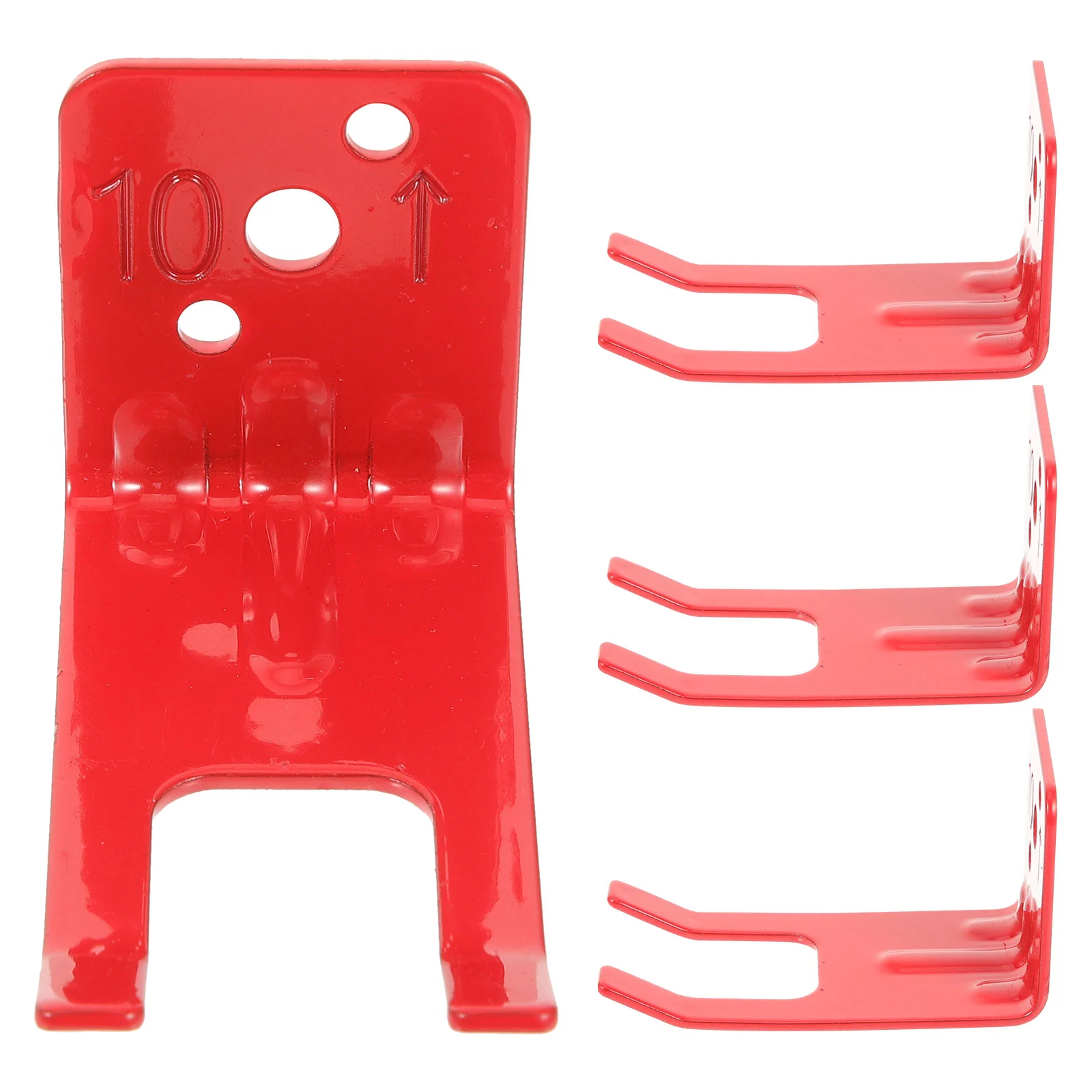 

4 Pcs Wall Hanging Fire Extinguisher Bracket Wire Holders for Cords Iron Home Mounting Kit