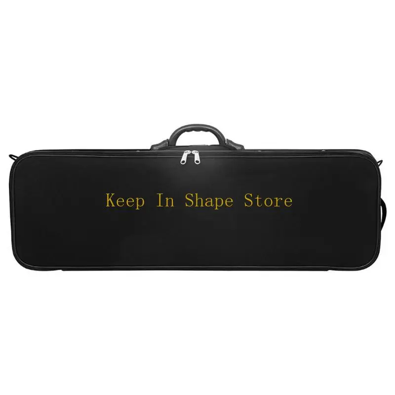 U1JC Elegant 4/4 Violin Case with Flexible Lining and Bows Holders Oxford Cloth Texture Suitable for Musicians Outdoor Use