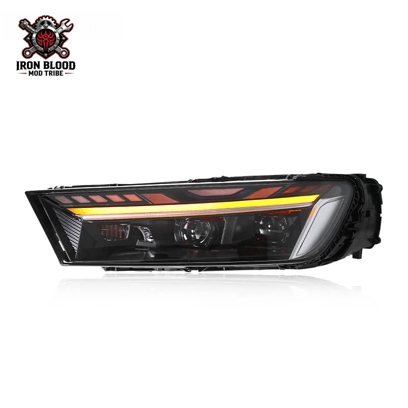 

Suitable for 2016-2019 Audi Q7 Headlight Assembly Modification 25 Models LED Daytime Running Lights Flowing Turn Signal Lens Lig