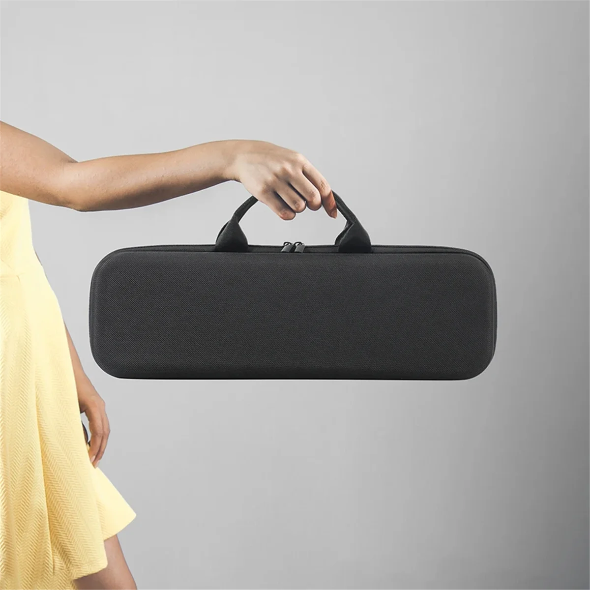 GOB-oFor Dyson Airstrait HT01 กระเป๋าเก็บผม Straightener Hard Carring Case กันน้ํา Anti-Scratch สีดํา