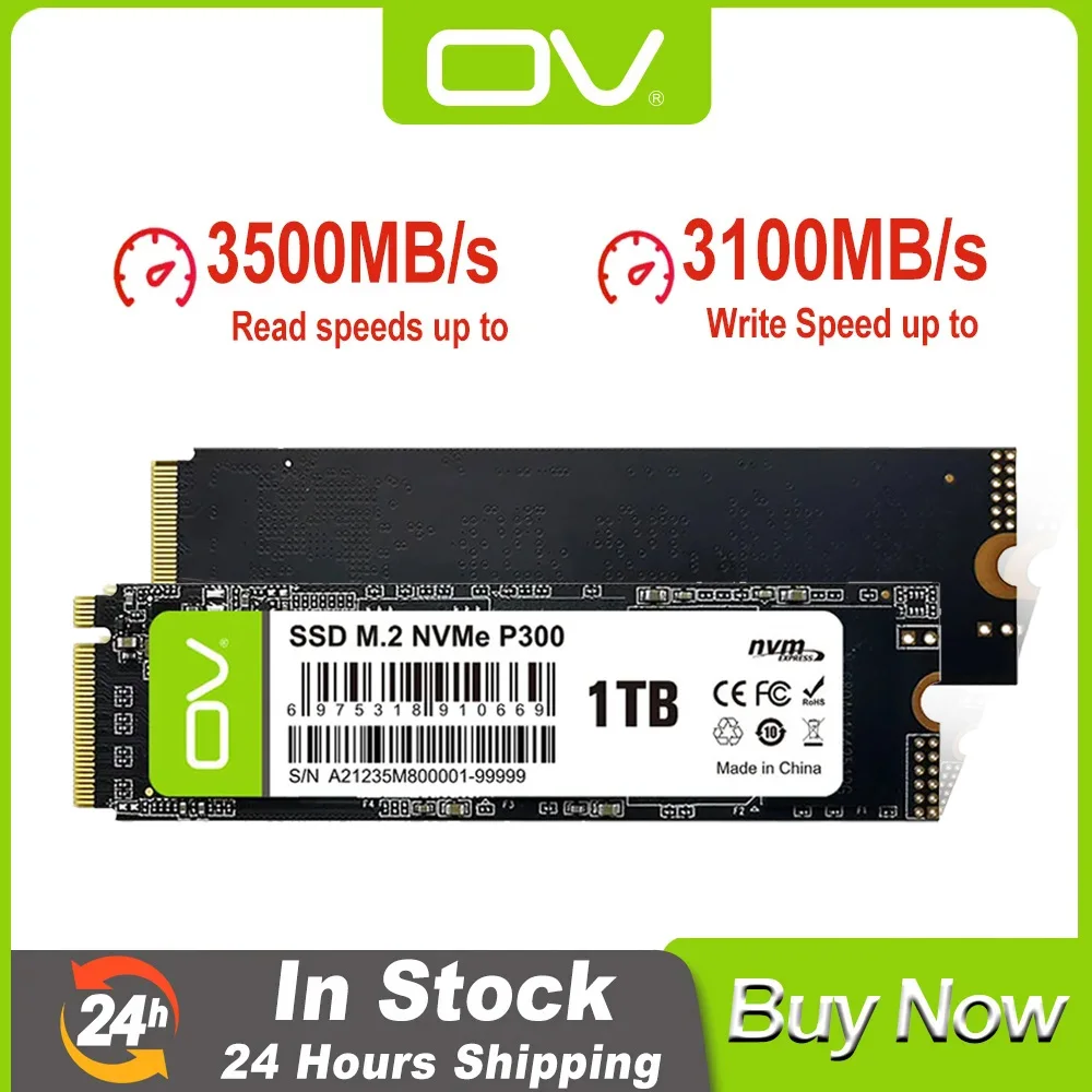 OV 3500 MB/s M.2 NVMe SSD 512GB 1TB 2280 PCIe State Solid Drive Internal Hard Disk Steam Deck Cooler for Laptop Notebook PC