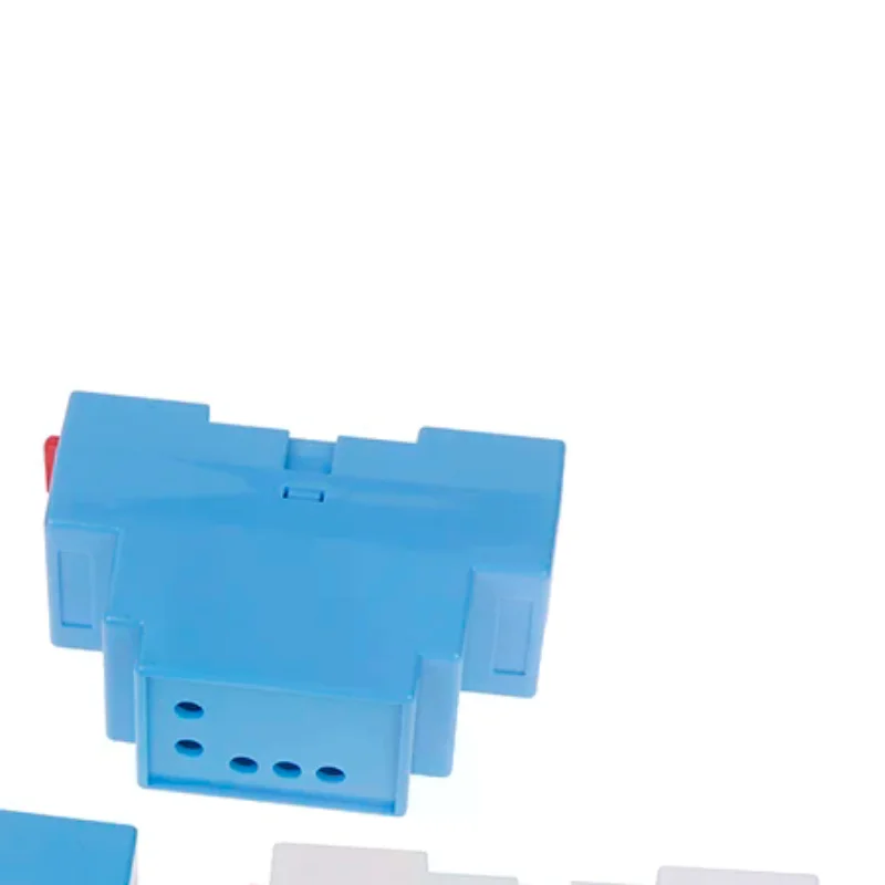 Plastic DIN Rail Mount Project Box 88×37×59mm PLC Junction Box Instrument Housing 4 Colors Available