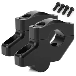For Motorcycle Black Silver 22mm  Handlebar Riser Motocross Heightening Clamp Mount Pit Bike Accessories Universal