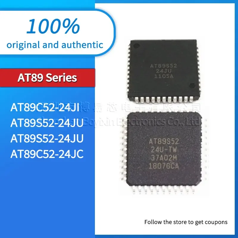 

1PCS AT89S52-24JU AT89C52-24JC AT89C52-24JI quality assurance