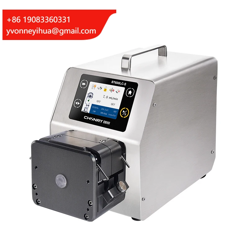 

CHONRY BT600LC-S High Quality Industrial Peristaltic Pump Simple Servo Motor Squeeze Hose Quick Load