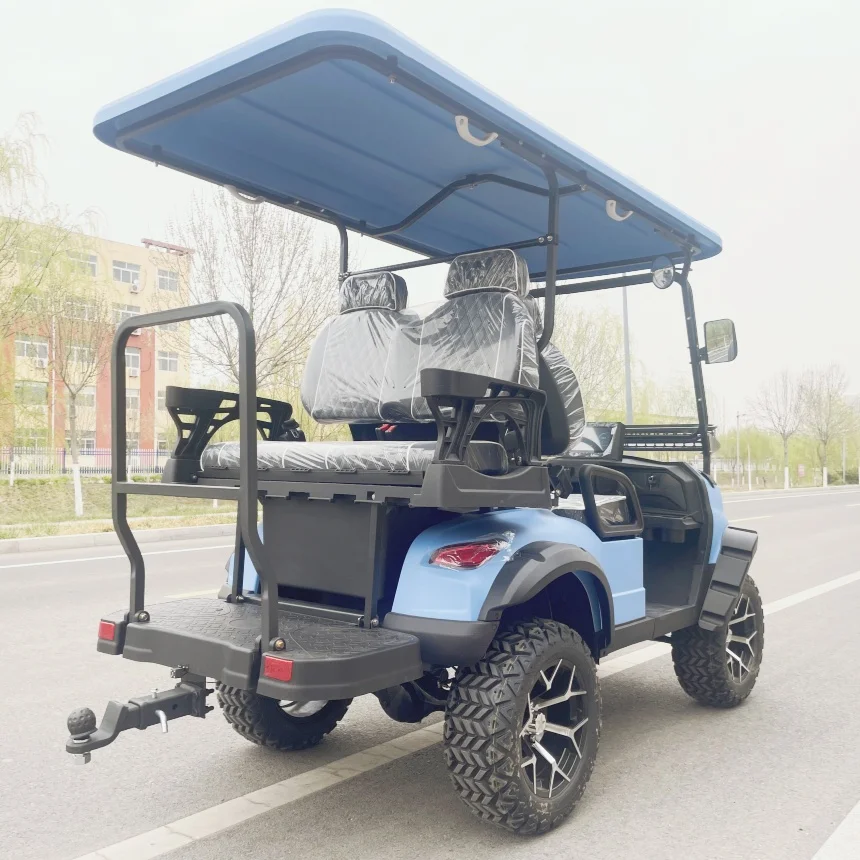 

4+2 6 Seater Brand New Powerful 4 Wheel Electric Golf Buggy Electric Golf Cart Standard Tested Electric Scooter ODM Customized