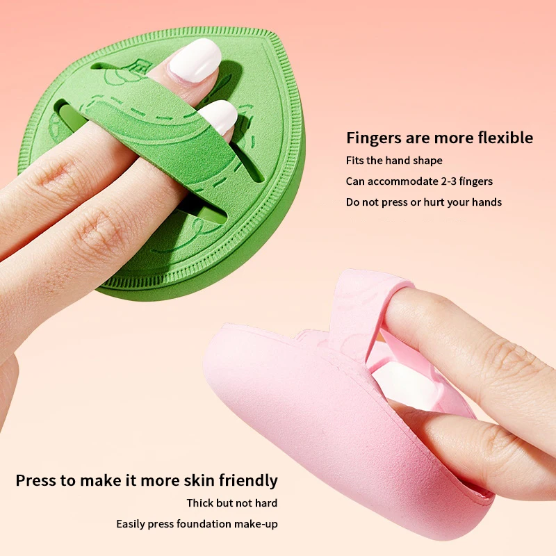 1 PCS Creative Foundation Powder Puff Super Soft Air Cushion Makeup Blender Sponge Wet And Dry Dual Use Cosmetic Applicator