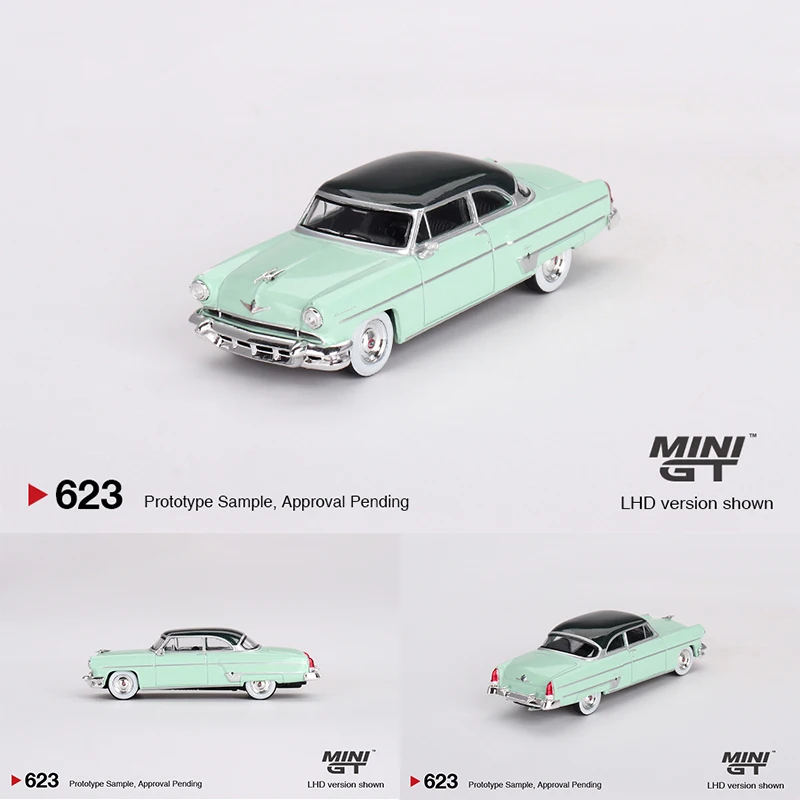 MINIGT 623 In Stock 1:64 Capri 1954 Parklane Green Bloomfield Green Diecast Diorama Car Model Toys