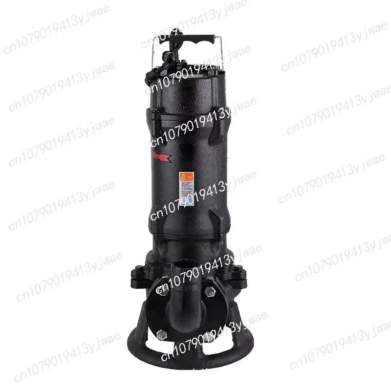 Supply 0.75KW Alloy Double Cutter Cutting Pump Non Clogging Sewage Pump Agricultural Sewage  Septic Tank Submersible