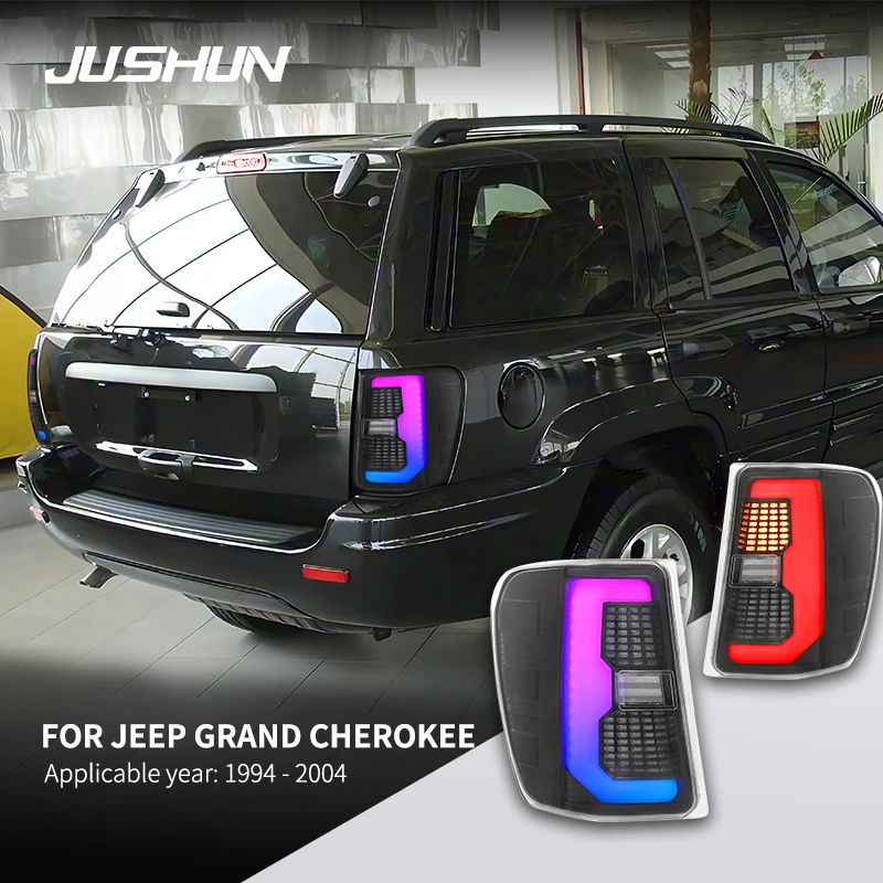 LED Tail Lights for Jeep Grand Cherokee Taillights 1999-2004 LED DRL Auto Rear Lamp Reverse Tail Light Assembly Car Accessories
