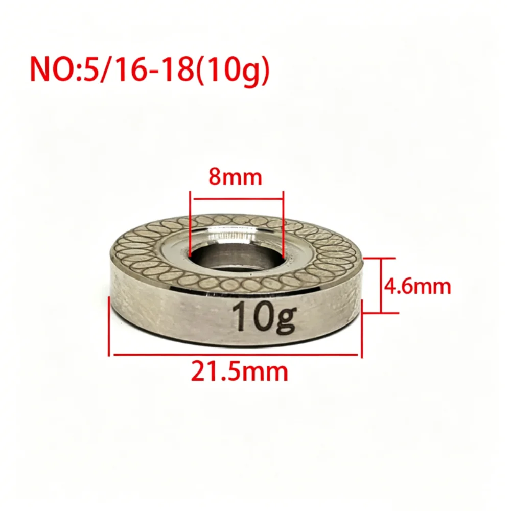 

Stainless Steel Billiard Stick Weight Ring Front And Rear Exquisite Pool Cues Balance Rings Silver 8g/10g/13g